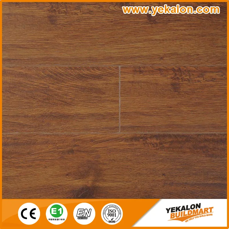 New Embossed V-groove Oak Country 12 mm MDF high gloss outdoor waterproof beech wood laminate flooring