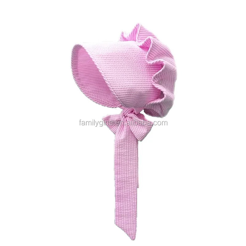 Оптовая продажа милая детская шляпа с рюшами и