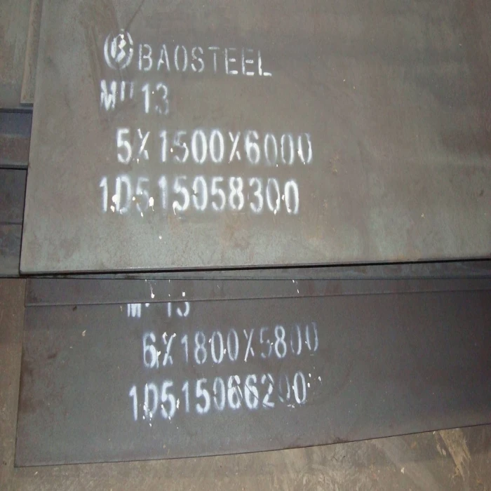 Wear Resistant Manganese steel plate ASTM A128 Mn13 X120Mn12