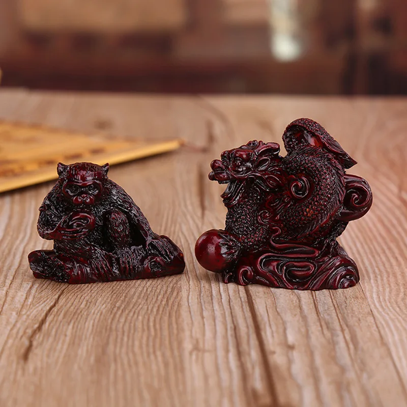 Chinese Horoscope Monkey Resin 12 Zodiac ornament