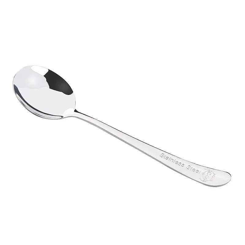 4-Pcs Stainless Steel Cutlery Set Metal Flatware Spoon & Fork for Dinner Dessert School Events Durable Acero Inoxidable