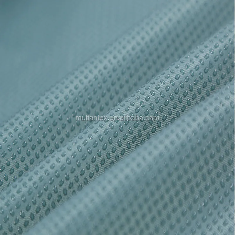 100% polyester pvc dot anti skid microfiber fabric
