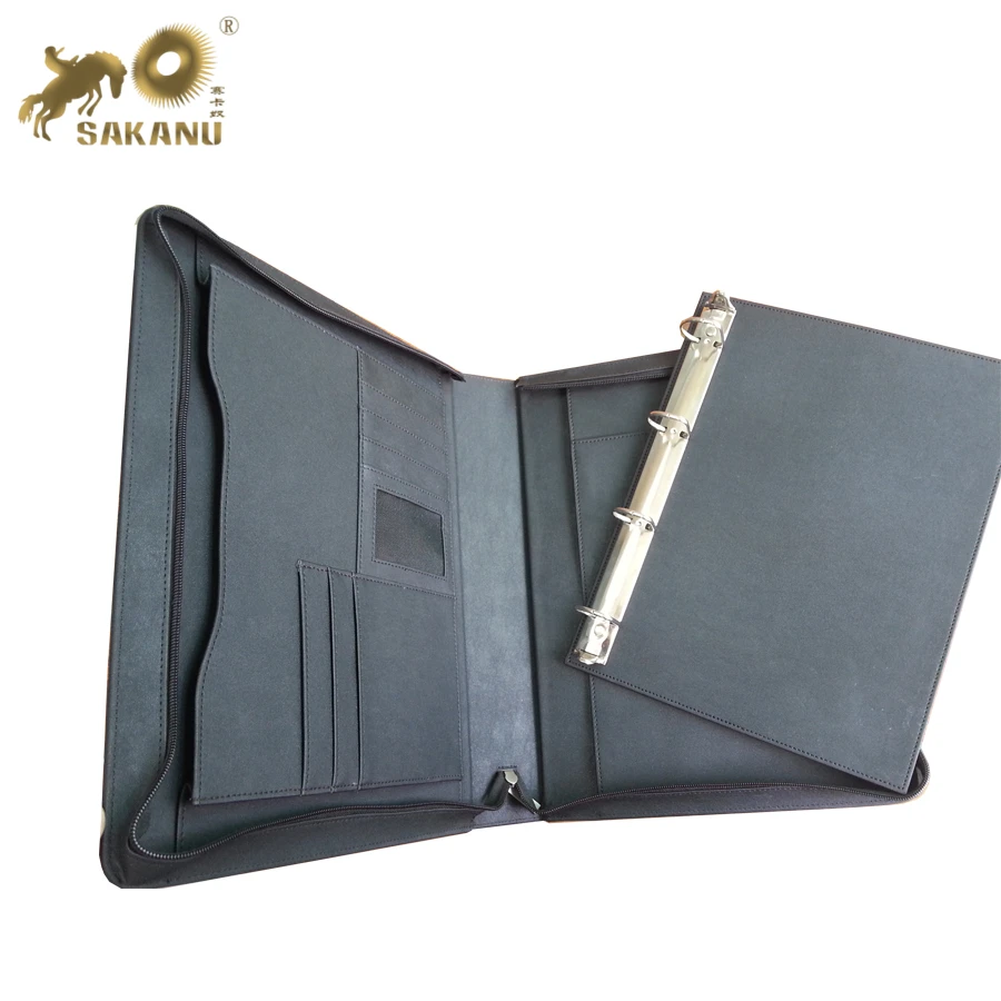 A3 size  leather fashion portfolio file folder