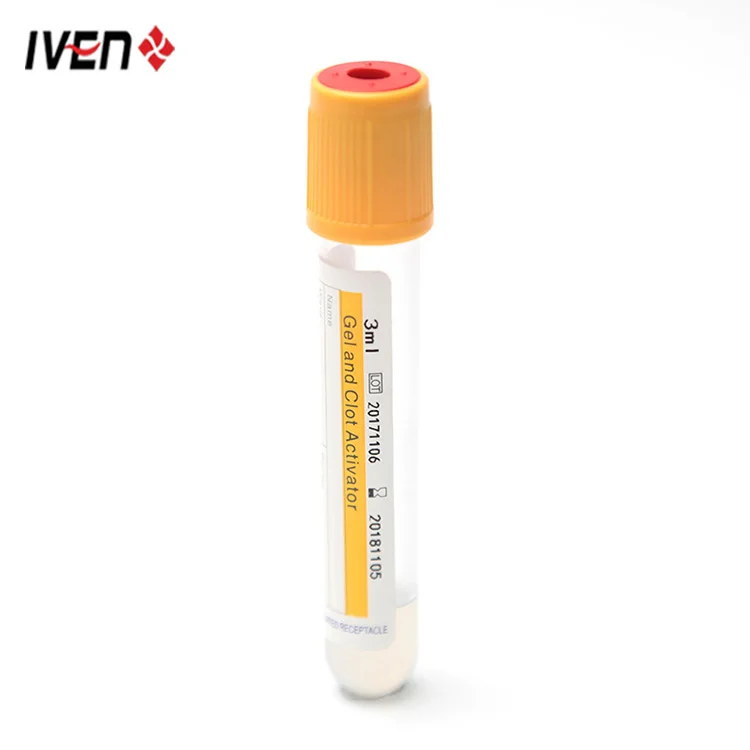 13*75mm Disposable EDTA K2  Blood Collection Tube Vacuum Blood Tube Production Machine