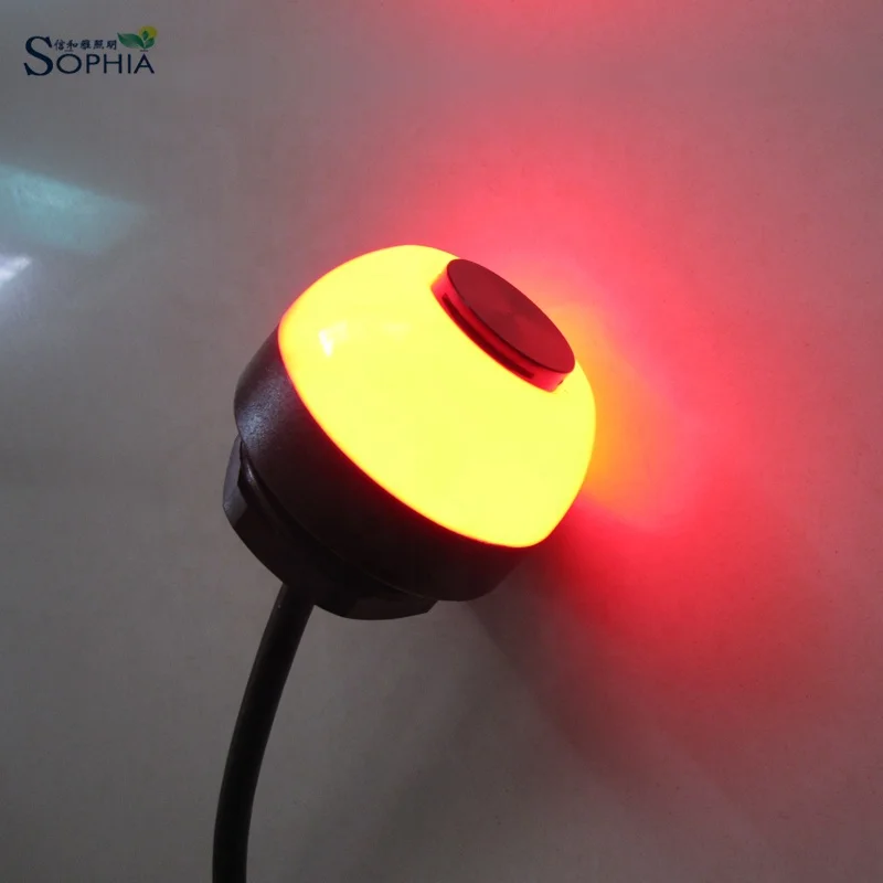 Sophia 50mm led dome indicator light with siren