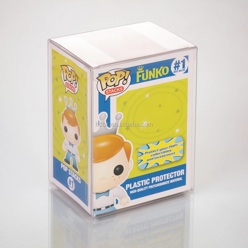 Hot Sale Customized 4 inches PET Clear Plastic Packaging Box For Funko POP Protector