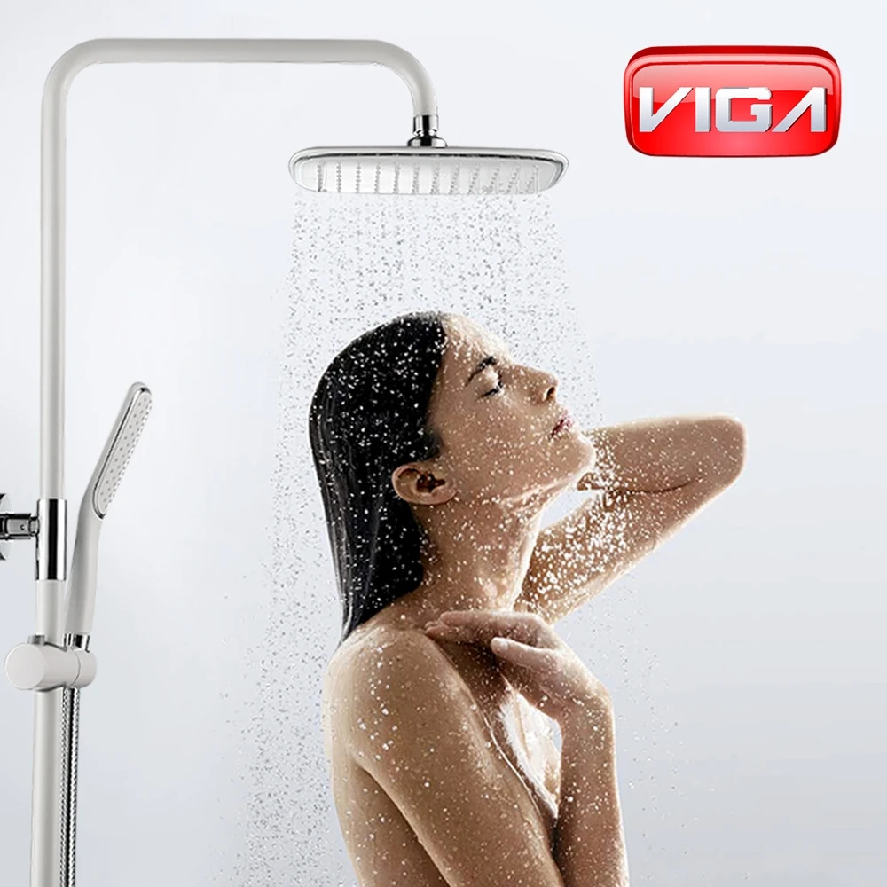 China Sanitary Ware Supplier Hotel Home Rain Shower Sets Bath and Shower Column Set With Bathtub Spout