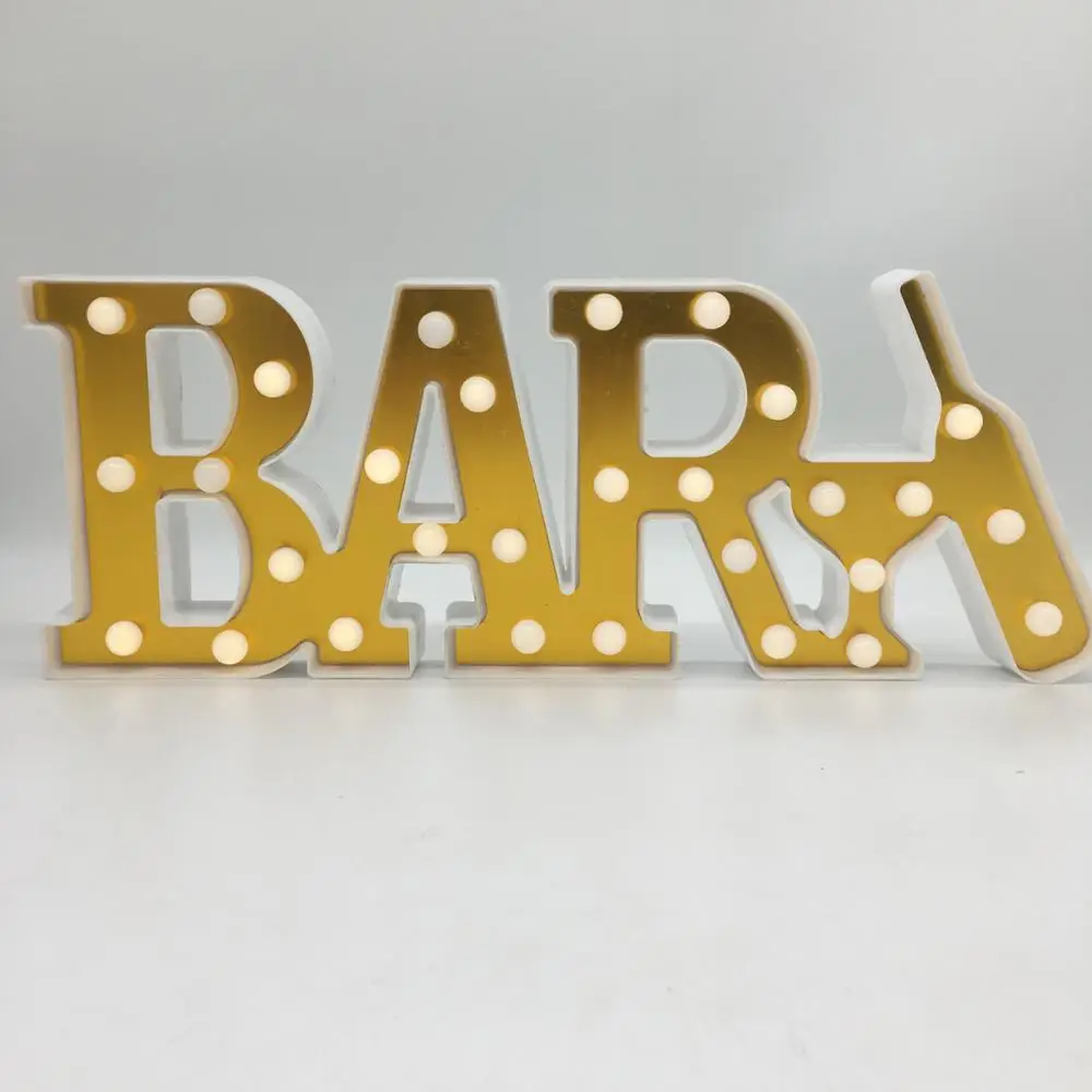
Illuminated Marquee Bar Sign 