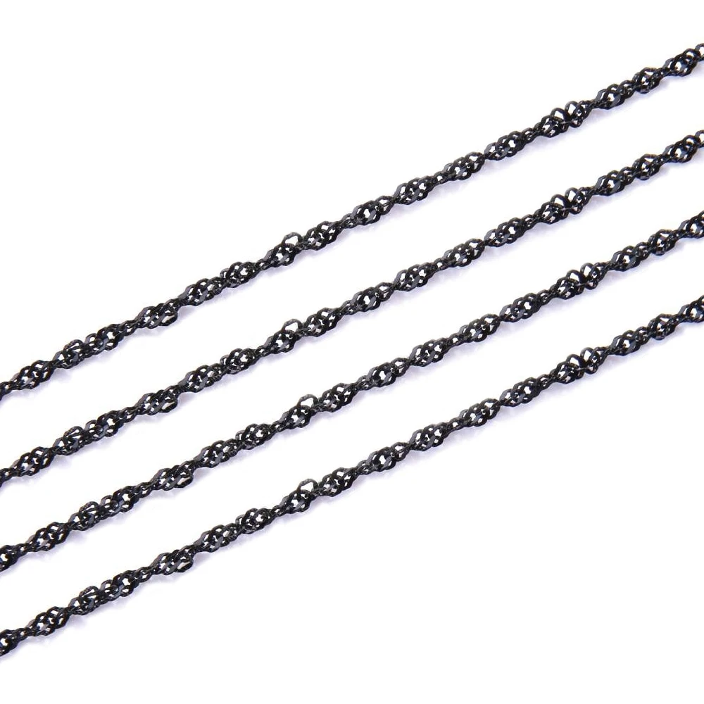 wholesale jewelry stainless steel singapore chain necklace for jewelry making