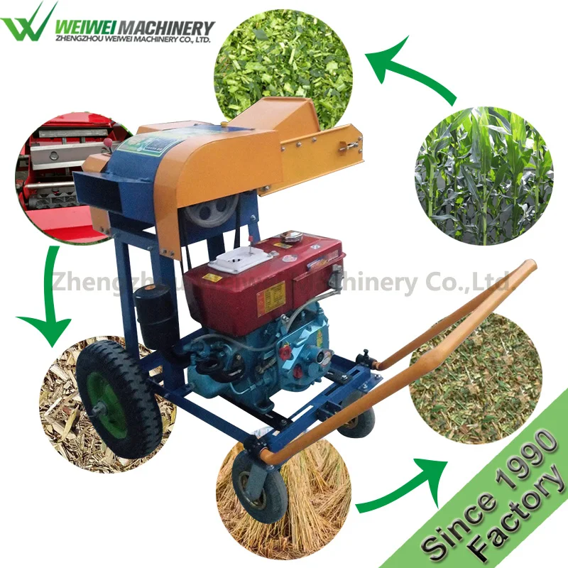 Weiwei1200kg capacity philippine corn silage pellet machine animal feed poultry pasture harvester