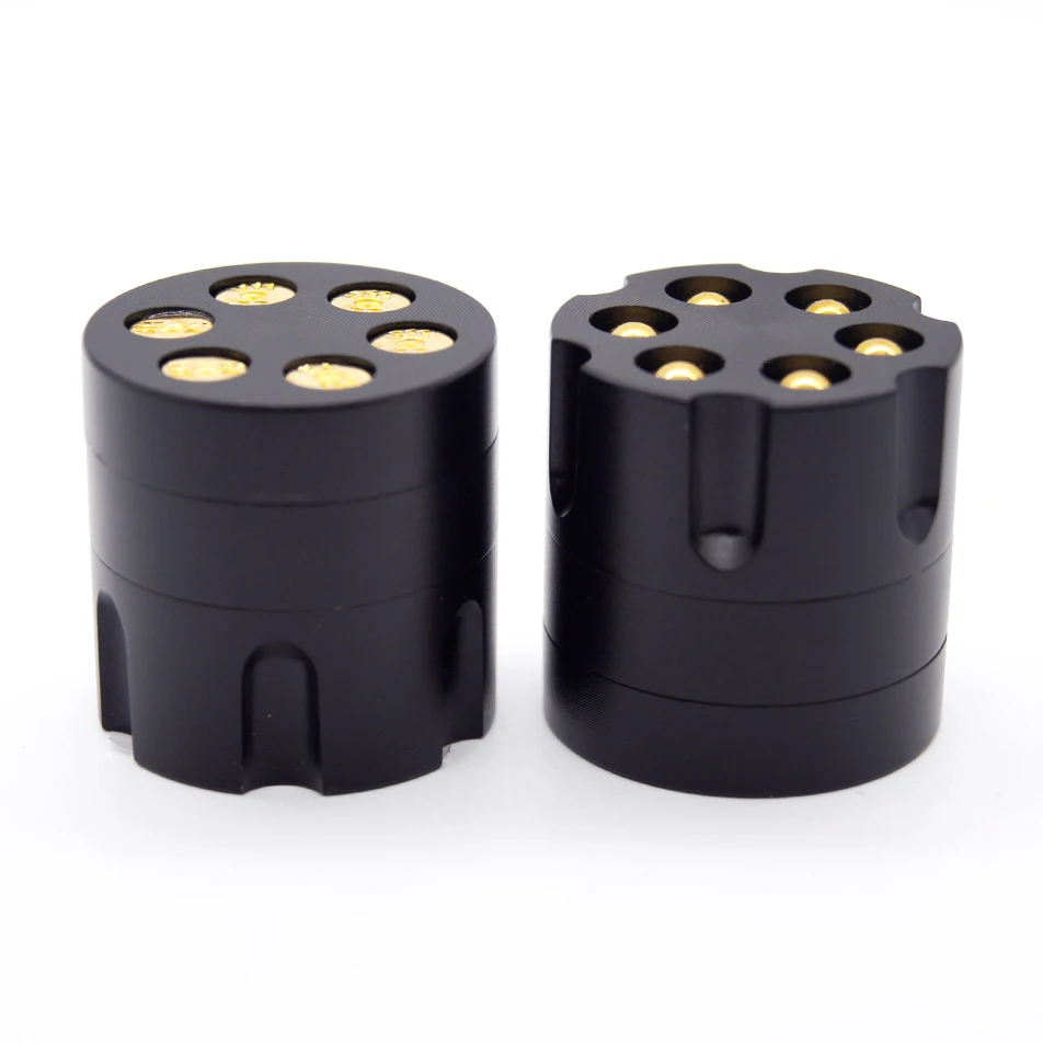 GZ310093B Mini bullet 30mm 40mm 50mm rainbow Metal cigarette Zinc Alloy Tobacco herb Grinder