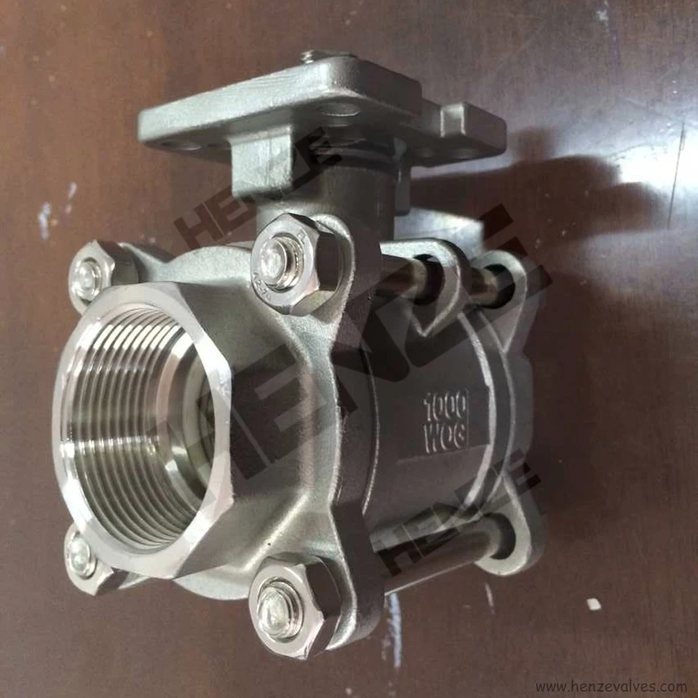 
Brass Bronze and stainless steel threaded ball valve NPT/BSP 