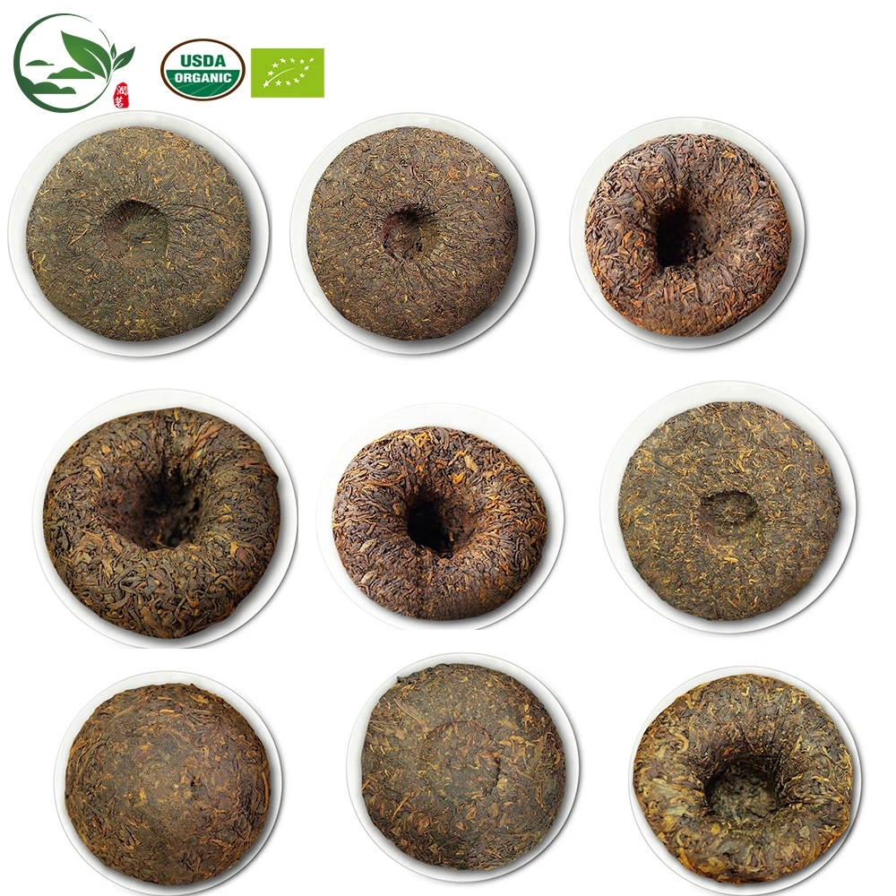 2010 Menghai Dayi Gong Ting" Ripe Pu Er (001) Pu-erh Tea , 200g Cake