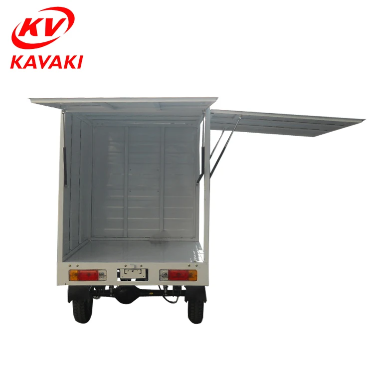 KAVAKI 250cc tuk-tuk 1200 кг Тяжелая загрузка большой закрытый грузовой ящик трехколесный трицикл/мотоцикл