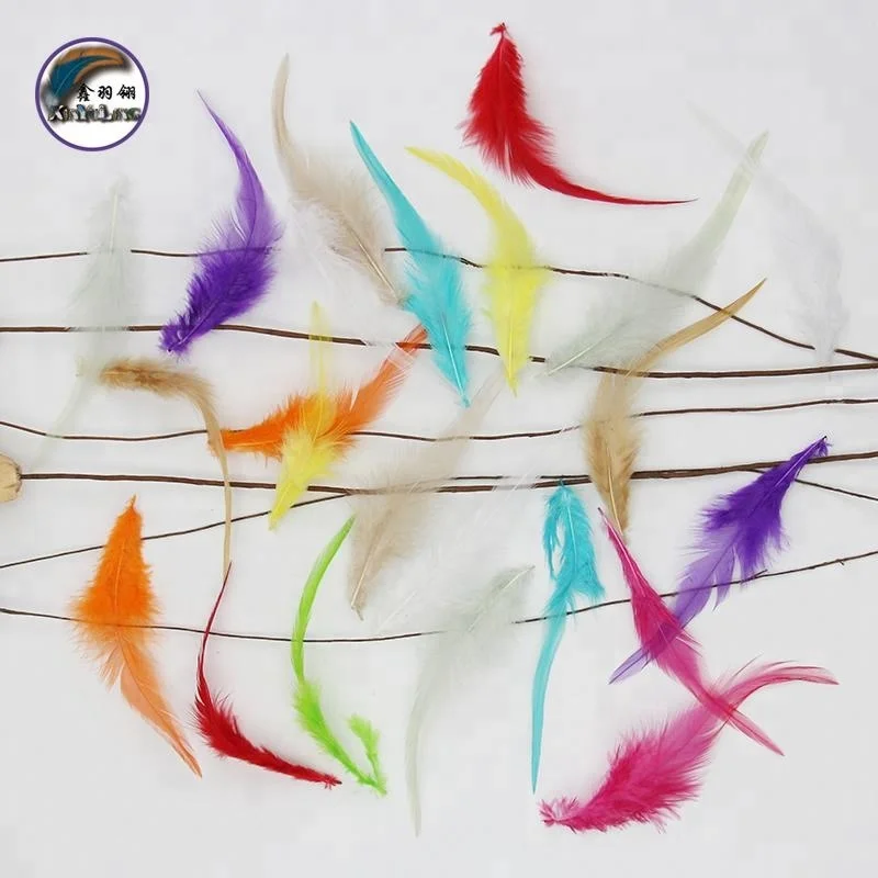 
5-6 Inch(12-15 cm)Chinese Manufacturer Wholesale Multi-Color Chicken Rooster Feather for DIY Earrings Jewelry 