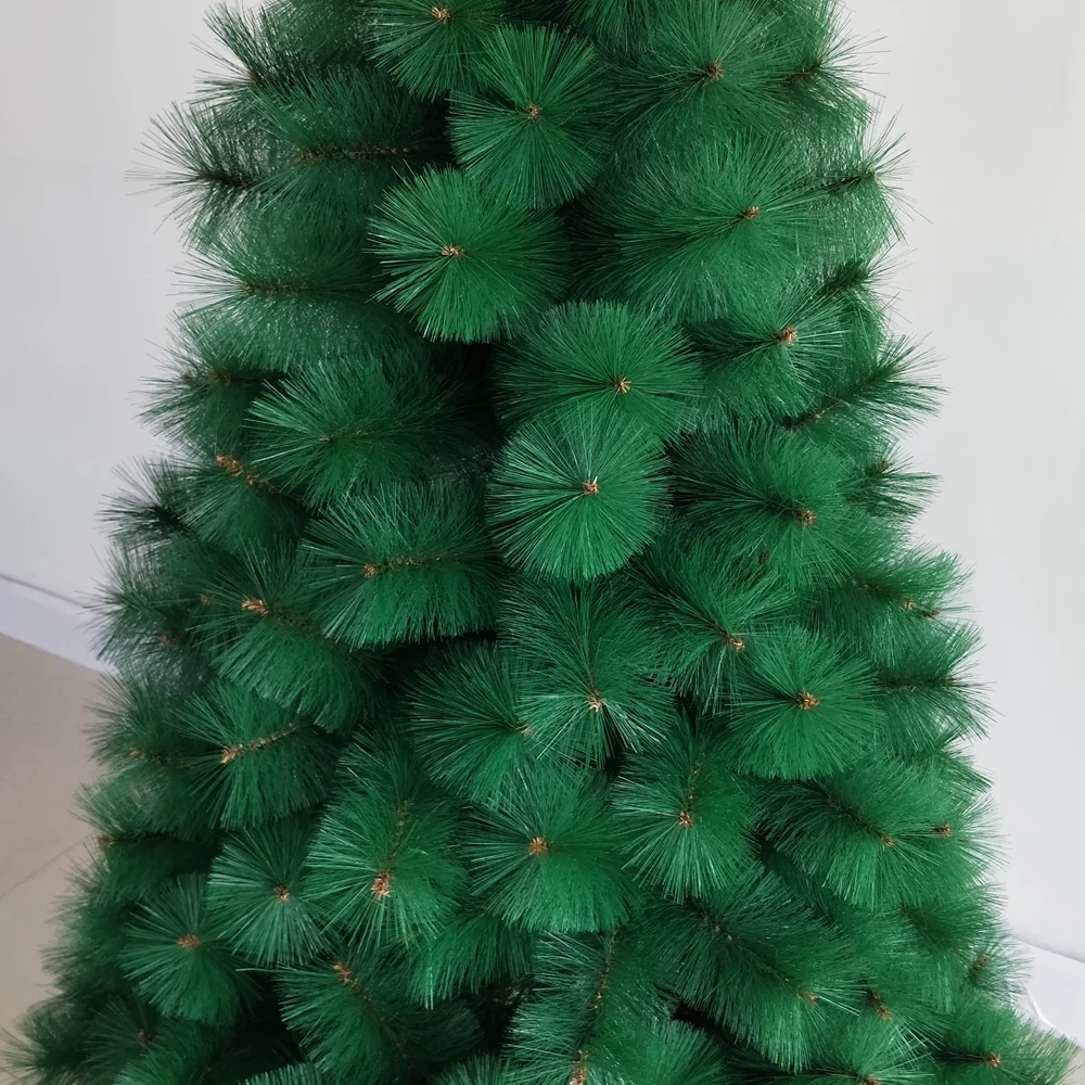 
1.8M Simulation pine needle tree fiber optic pine needle christmas tree xmas ornament pine tree 