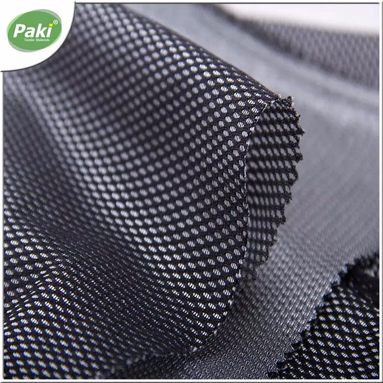 160gsm soft double color nylon mesh fabric for glasses case