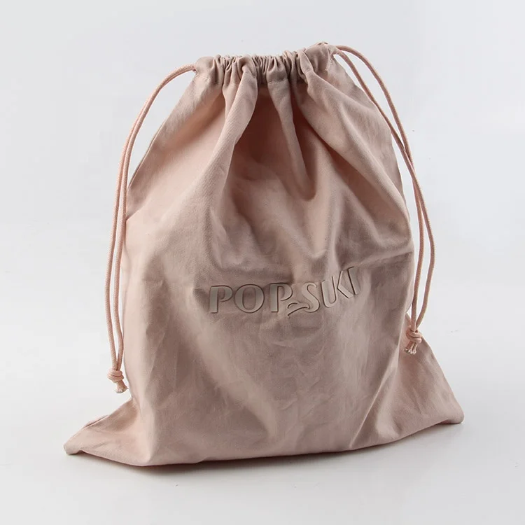 Wholesale custom cotton draw string dust bag for handbags