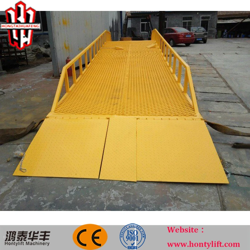 14 TON mobile container loading ramps for trailers and forklift with CE