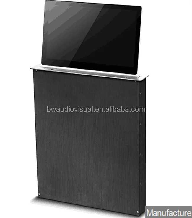 BW-HSLU ультратонкий дизайн полностью алюминиевый корпус с монитором/выдвижной моторизованный подъем с HD-экраном