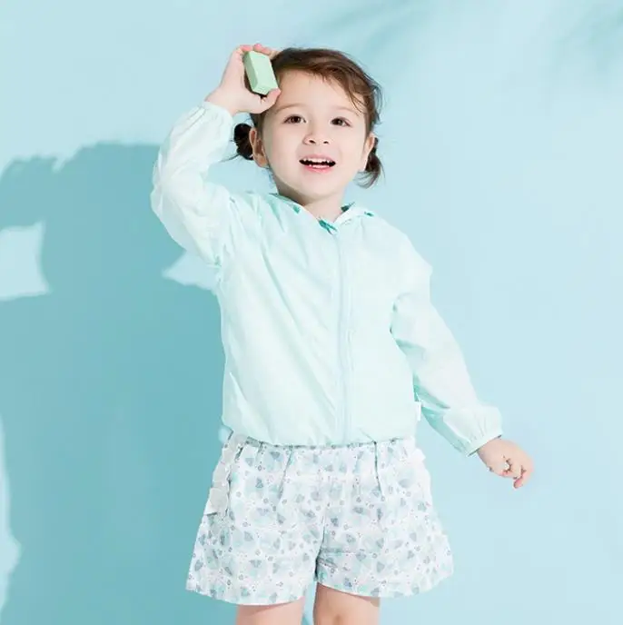 2019 летняя легкая и дышащая детская одежда оптом, детская Солнцезащитная одежда