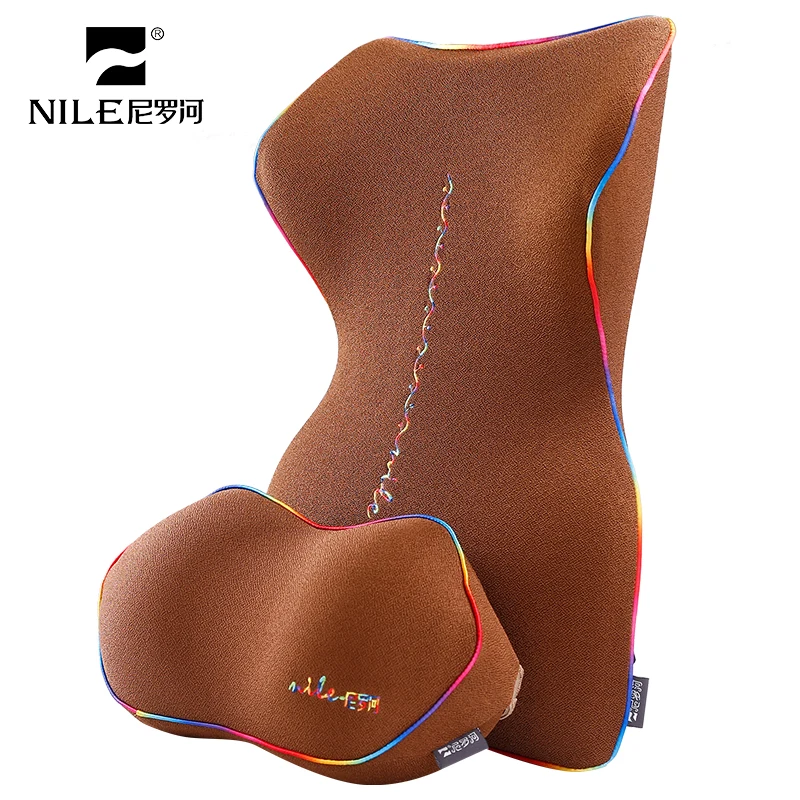 
Car Headrest Neck Support Pillow Adjustable Strap Memory Foam Car Seat Pillow 