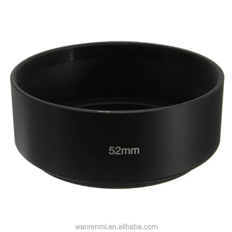 
52mm Camera Metal Lens Hood 
