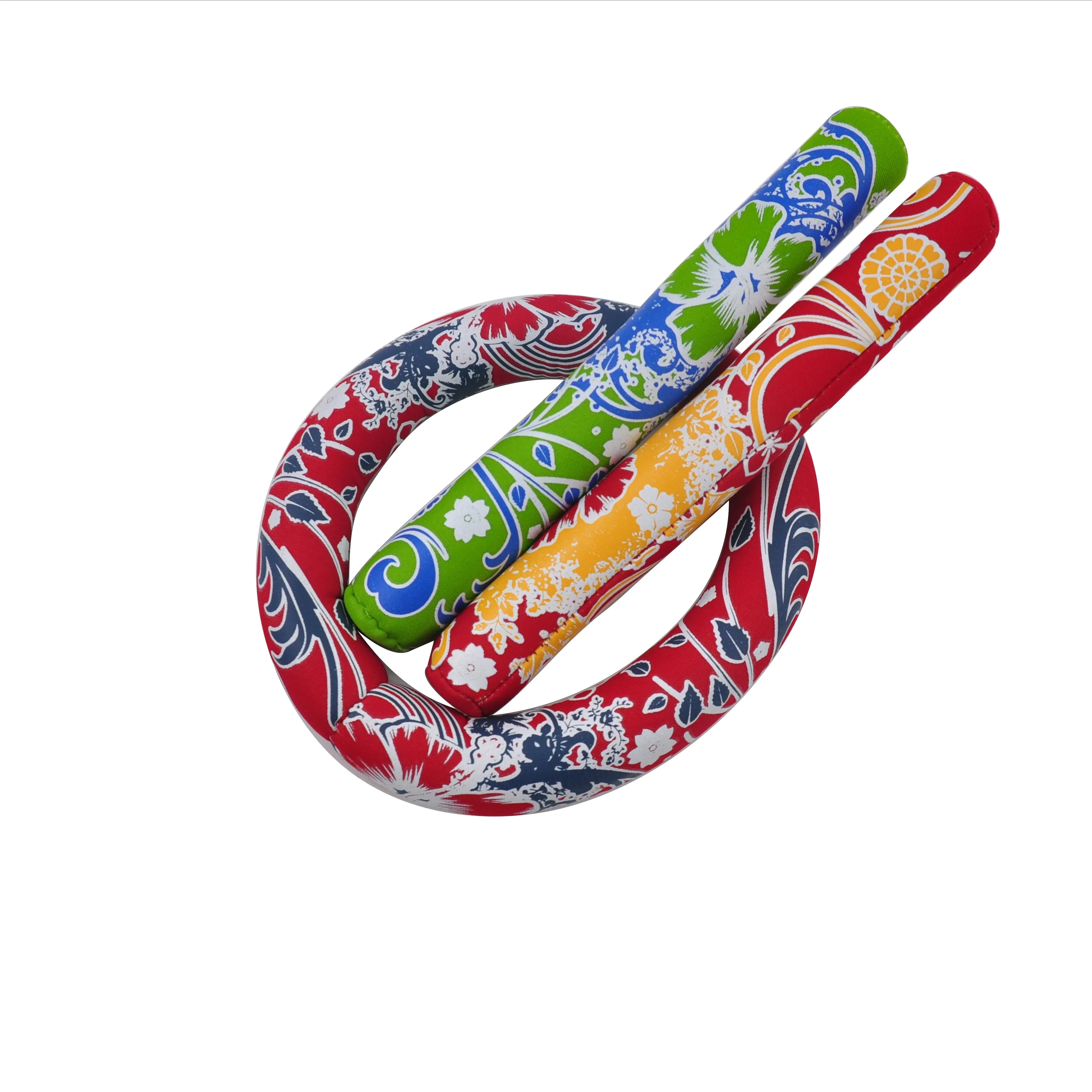 BSCI SEDEX 4 Factory Neoprene Swimming Pool Dive Set With Ring, Bar and Tail Ball