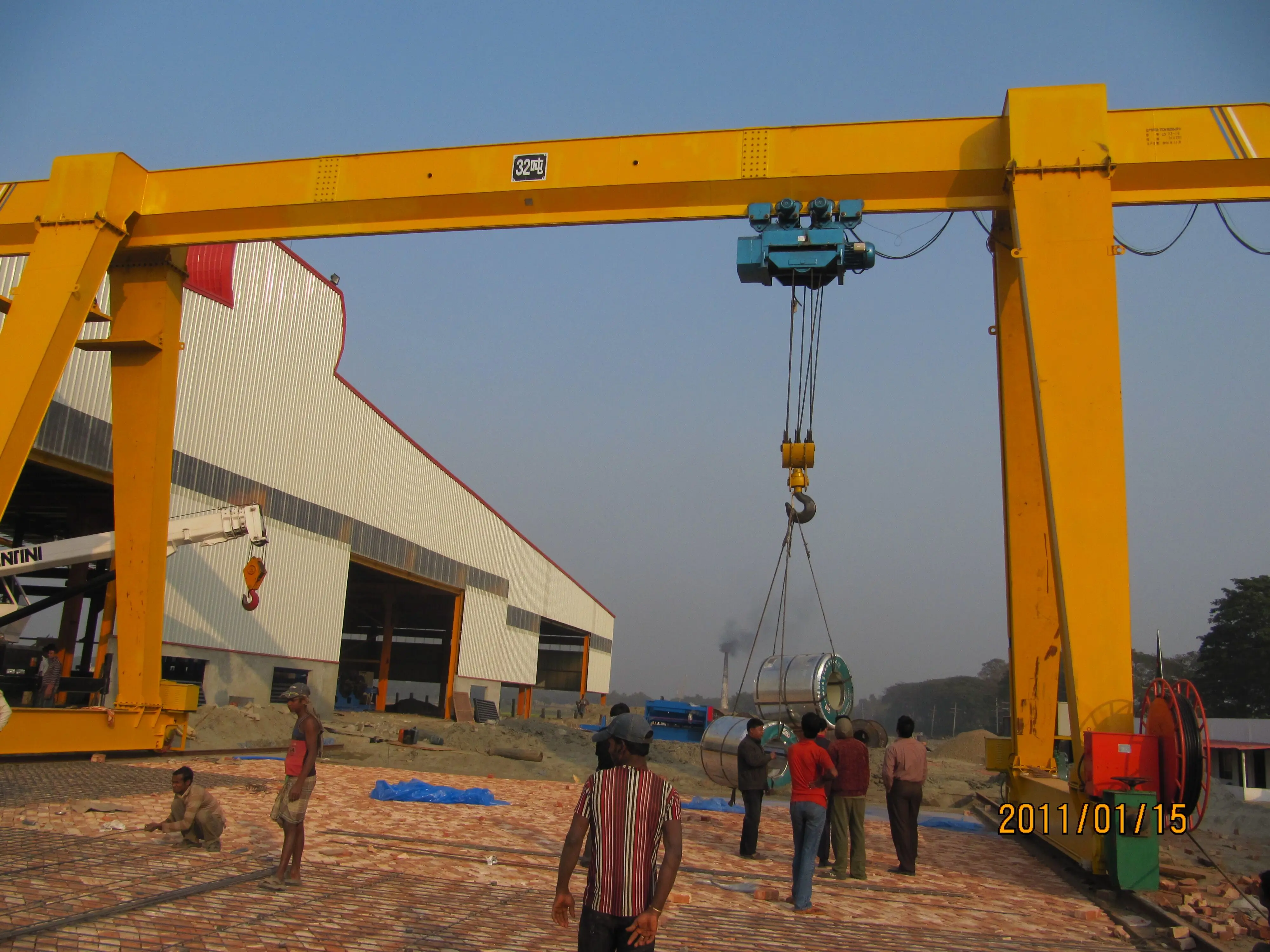 Shandong Tavol 20ton 10ton 5ton Single Girder Gantry Crane  for USA Project