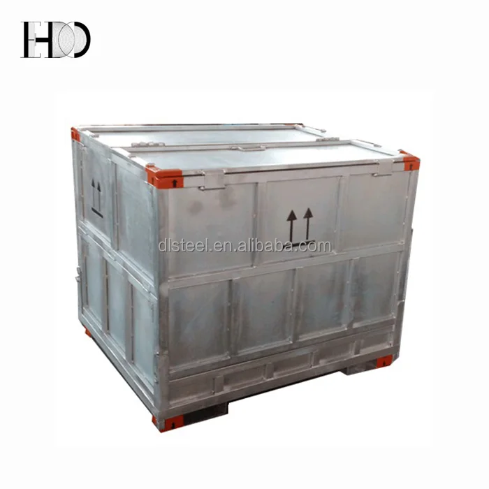 Saving Space-Carbon Steel Foldable IBC Container 1000L