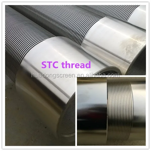 Professional Stainless Steel Wedge Wire Mesh Filter/ V Wire Wrapped Screen PipeFor Gravel