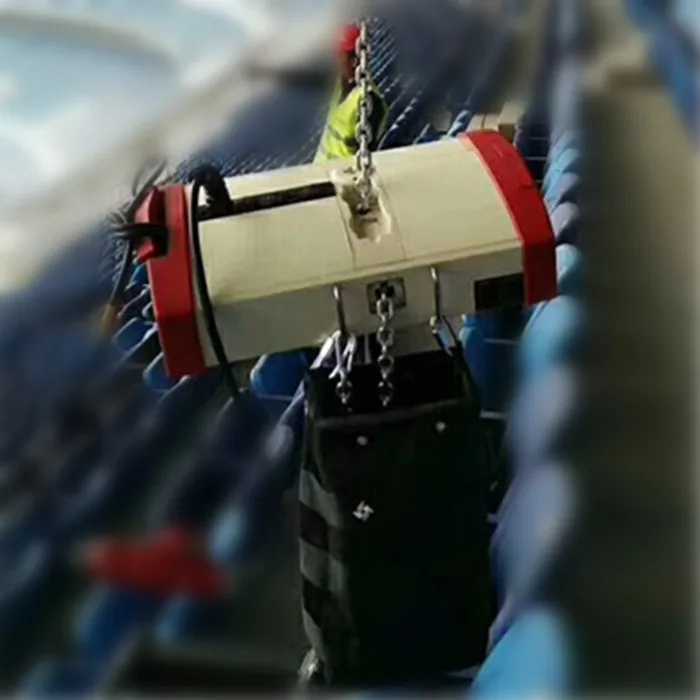 LX8 0.5Tto 1T travel trolley type fix hook type electric chain hoist for events rental