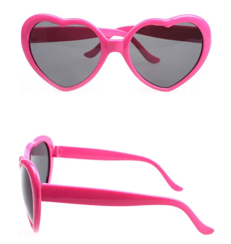 B381 Heart-shaped Sunglasses Loving Retro Glasses Oversized Mirror Hot Style Eyeglass