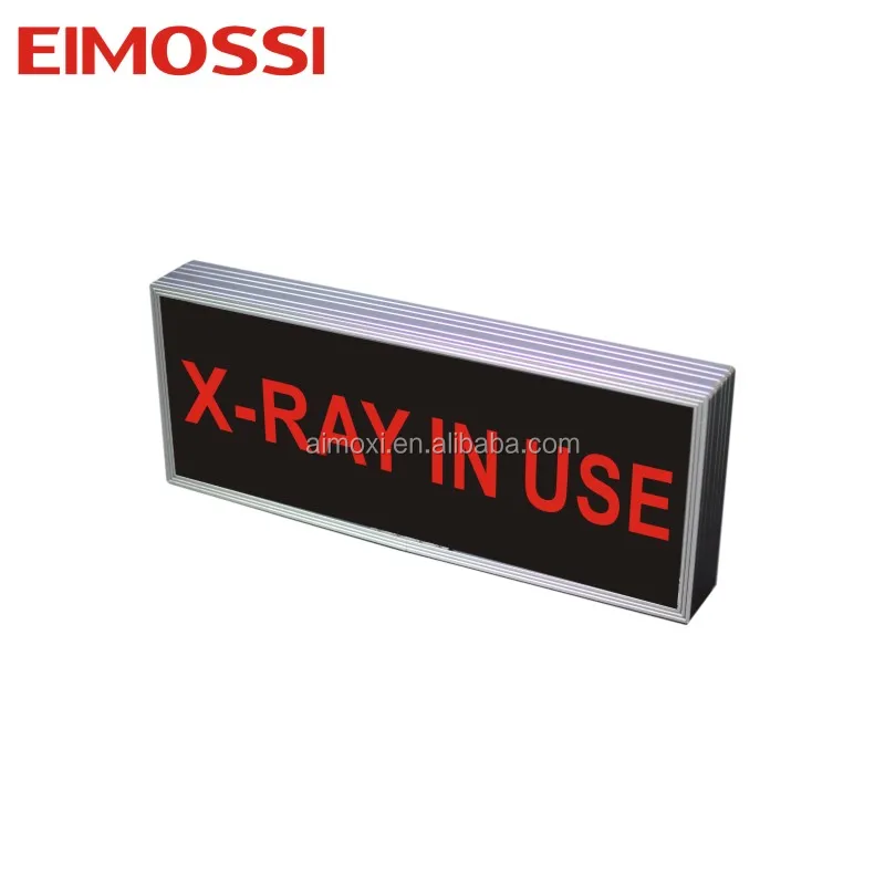 medical xray equipments x-ray in use warning sign