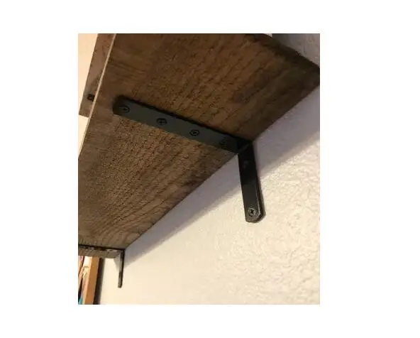 
Black Steel Heavy Duty L Corner Brace Joint Angle Bracket Shelf Bracket Wall Hanging with Screws Decorative Corner Brackets 