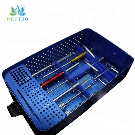 orthopedic instrument trauma medical kit orthopedic instrument set DHS and DCS Plate Instrument Set