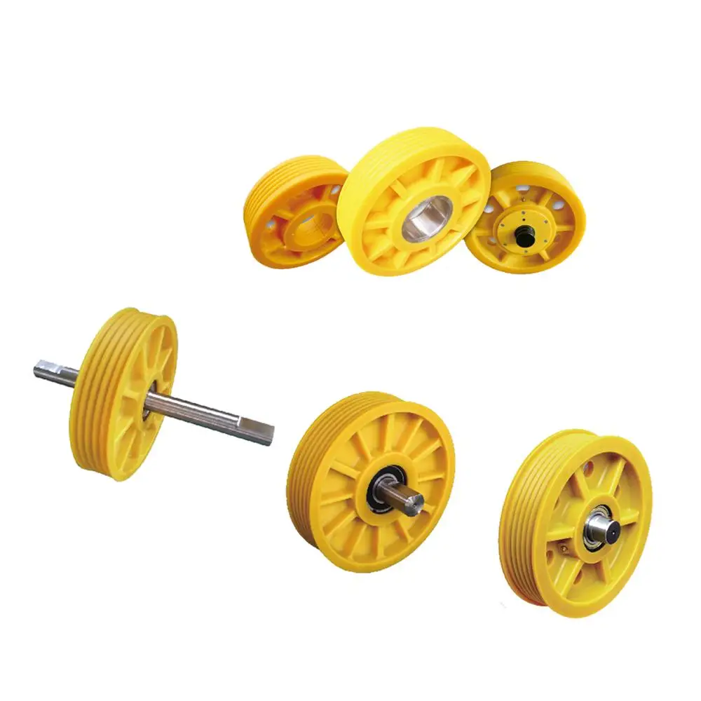 
plastic pulley elevator parts cabin counterweight pulley roller nylon 