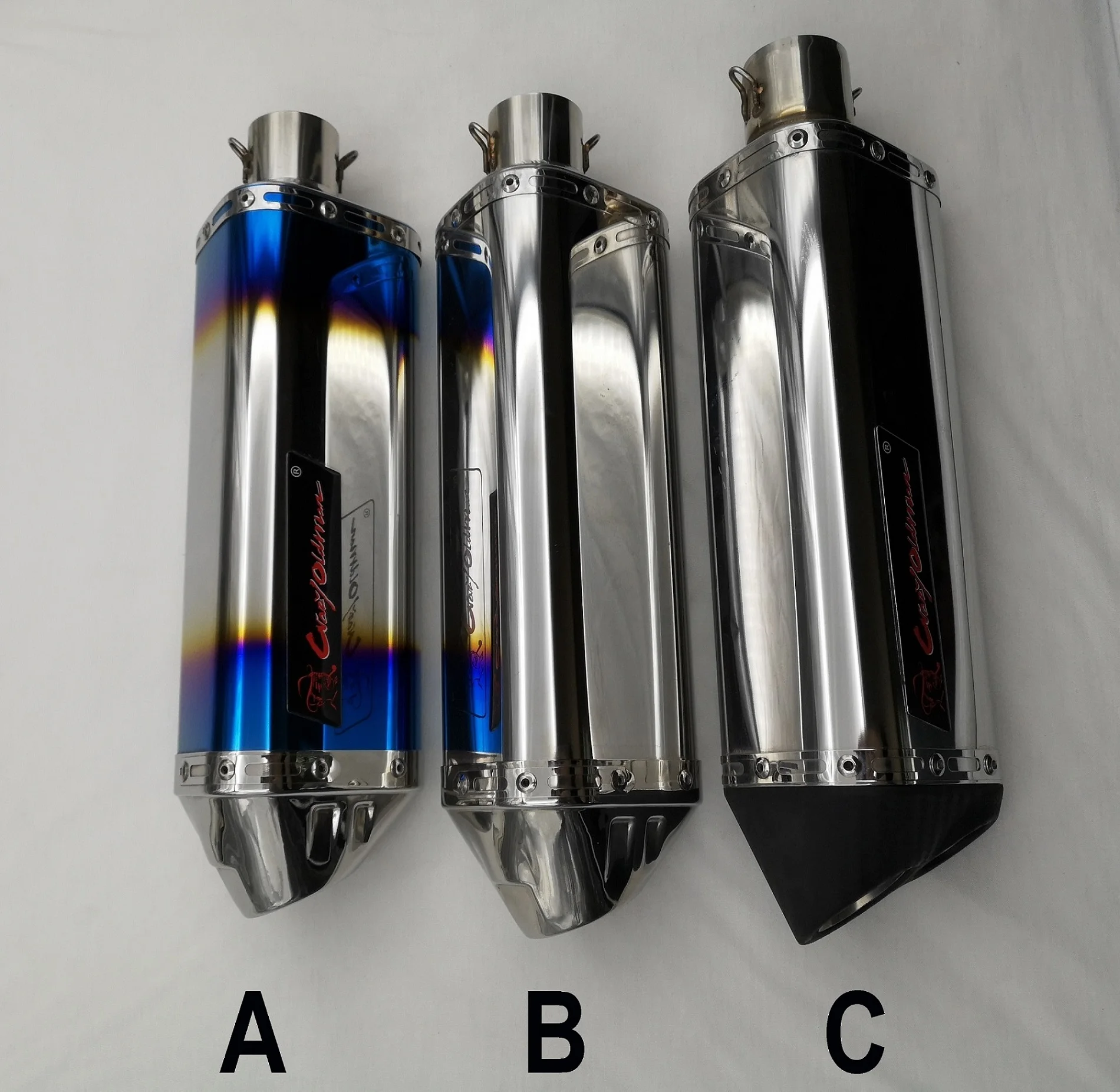 
CRAZY OLD MAN motorcycle modified exhaust muffler S126 for 200-600cc motorcycle exhaust system S126 