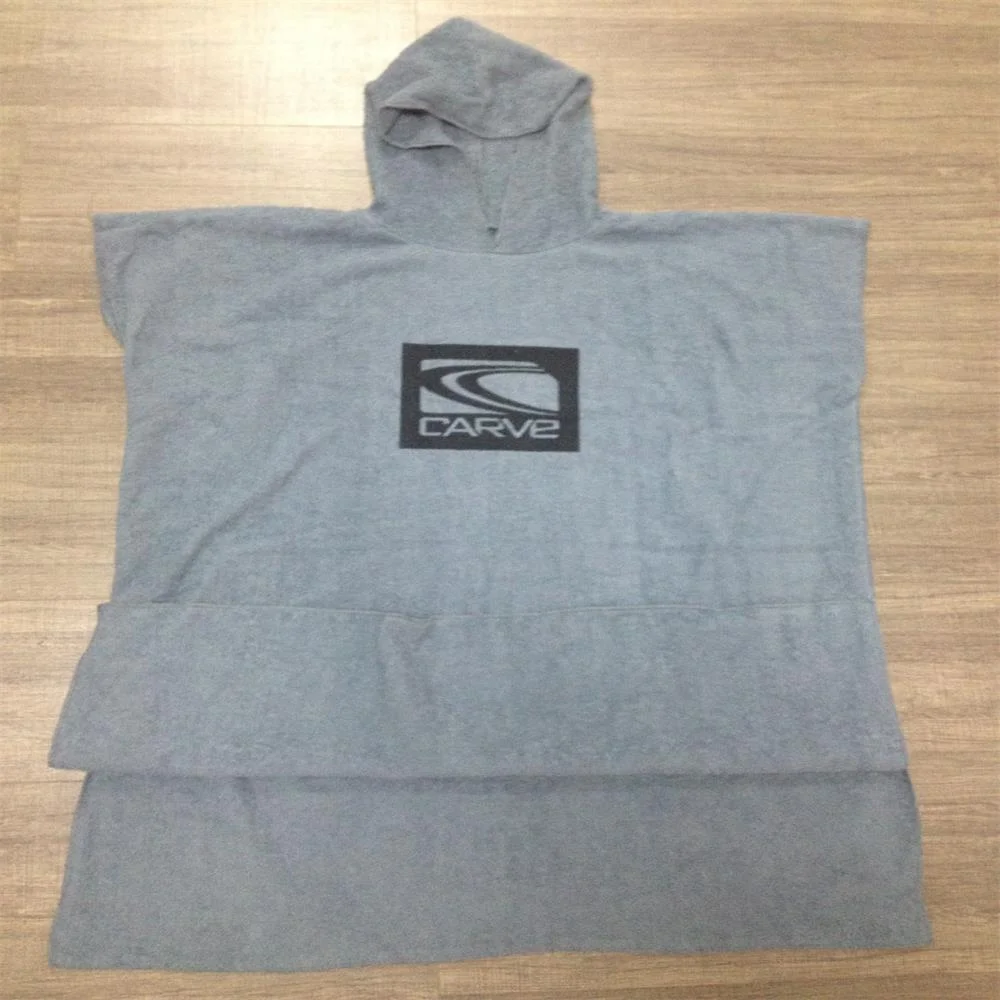 
 Пляжное Полотенце Унисекс, пончо для смены серфинга, с капюшоном, оптовая продажа  