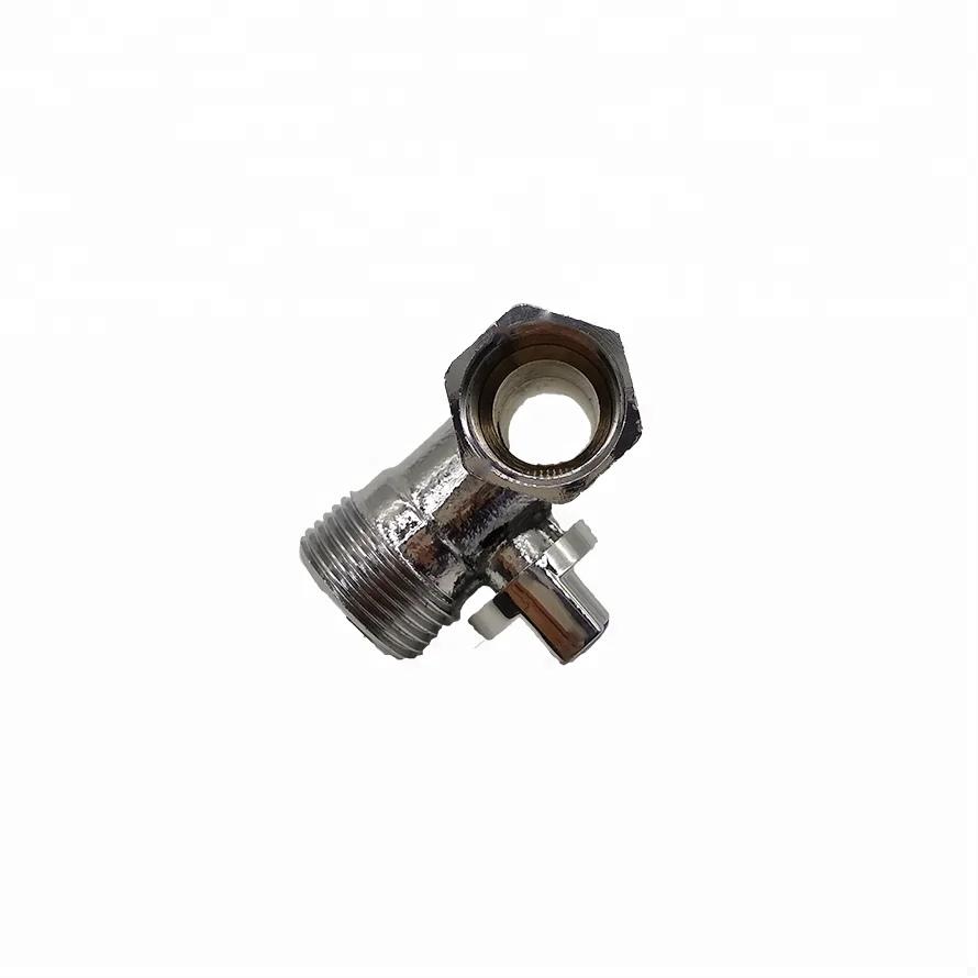 
2018 new product ORIENT High quality chrome plated 3way washing machine brass angle valve 1/2