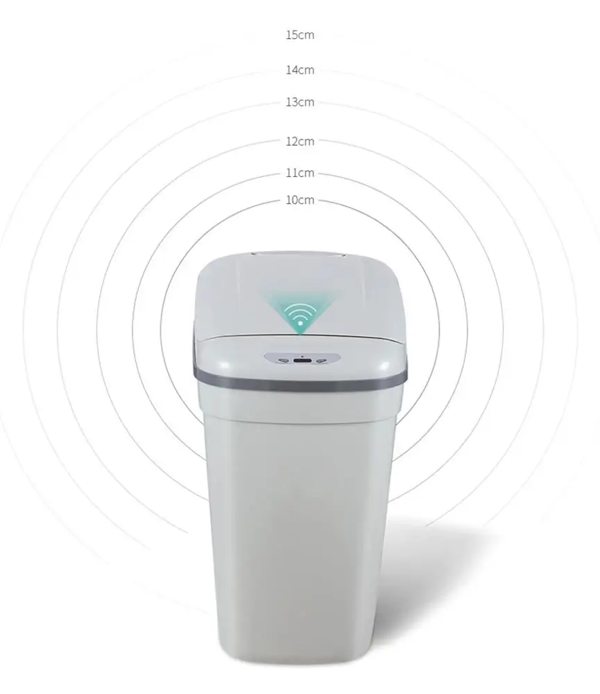 smart  waste basket  sensor rubbish can for household office