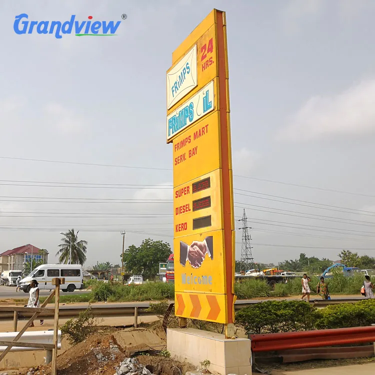 Petrol Station Price Led Sign Board Display Screen Gas Station Accessories
