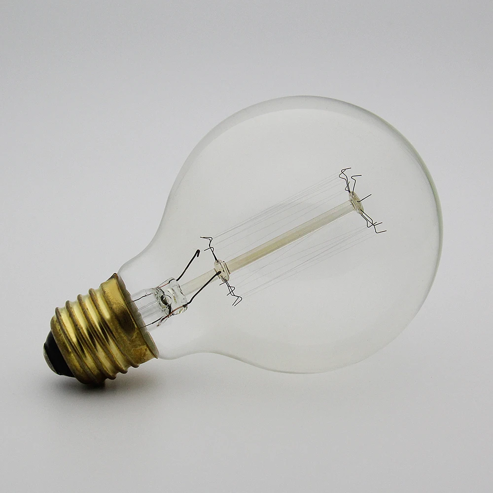 G80 40w vintage Edison style carbon filament decorative bulbs for home