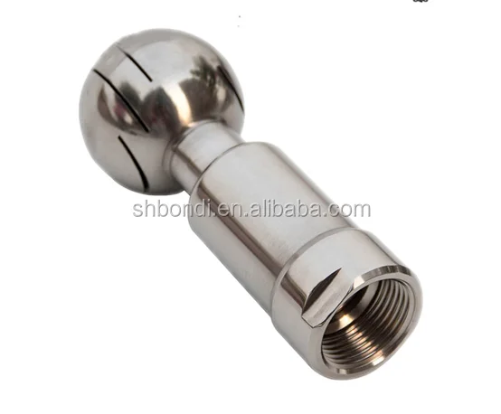 Stainless Steel Rotating Ball Cleaning nozzle Spray Washing nozzle 360degress cleaning (60462254729)