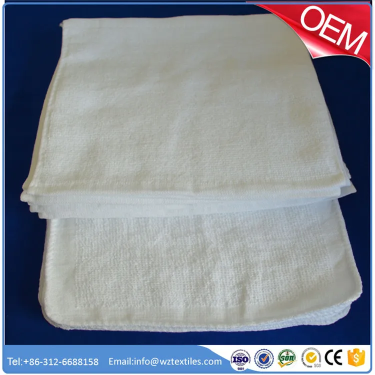 Quality Custom Woven Refreshing Wet Cotton Towel For Passenger