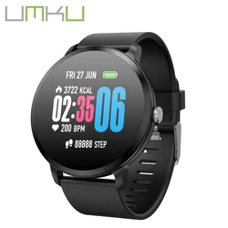 V11 touch screen BT4.0 waterproof ce rohs smart watch with GPS Running Fitness Tracker Heart Rate Monitor