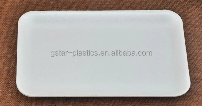 Food grade foam trays for meat