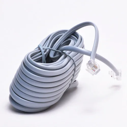 Плоский телефонный кабель 26awg 6p4c плоский шнур rj11 1 м 2 3 4 5 10