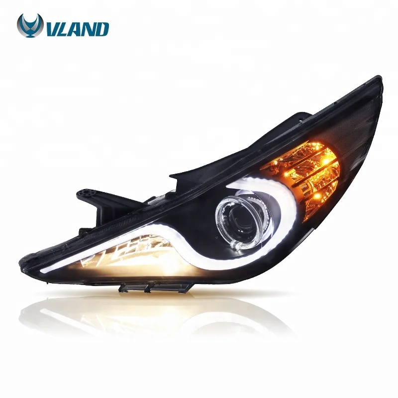 VLAND Manufacturing Wholesale LED Headlights 2011-2020 Car Lamp Parts Auto Accessories Lighting System For Hyundai Sonata 8th