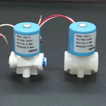 Orifice 2.5mm N/C 2/2 Way Plastic Air 12V Dc washing machine water solenoid valve